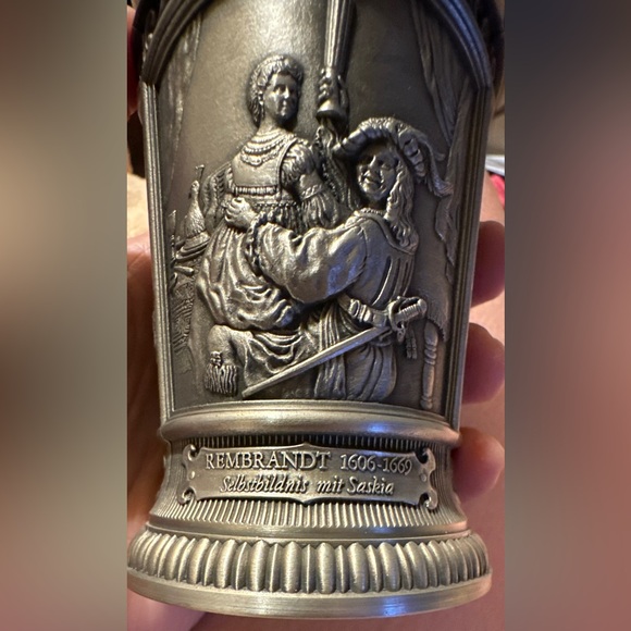 Vintage German WMF Ornate Zinn Pewter Cup/Goblet - Picture 14 of 16